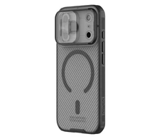 Nillkin CamShield PRO Magnetic Hard dėklas skirtas Apple iPhone 17 Pro skaidrus juodos spalvos