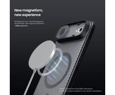 Nillkin CamShield PRO Magnetic Hard dėklas skirtas Apple iPhone Air skaidrus juodos spalvos