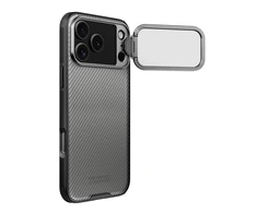 Nillkin CamShield Prop dėklas skirtas Apple iPhone 17 Pro 17 Pro Max skaidrus juodos spalvos