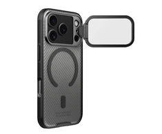 Nillkin CamShield Prop Magnetic dėklas skirtas Apple iPhone 17 Pro skaidrus juodos spalvos