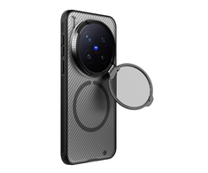 Nillkin CamShield Prop Magnetic dėklas skirtas Vivo X300 Pro Transparent juodos spalvos
