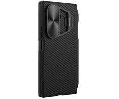 Nillkin CamShield Prop Magnetic Pen Slot dėklas skirtas Samsung Galaxy Z Fold 7 juodos spalvos