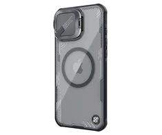 Nillkin Iceblade Prop Magnetic Apple Apple iPhone 16 dėklas telefonui juodos spalvos
