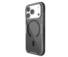 Nillkin Nature TPU Pro Magnetic dėklas suderinamas su MagSafe skirtas Apple iPhone 17 Pro – Translucent juodos spalvos