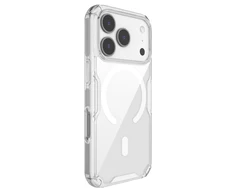 Nillkin Nature TPU PRO Magnetic dėklas skirtas Apple iPhone 17 Pro skaidrus