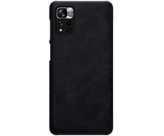 Nillkin Qin Flip Xiaomi Redmi Note 11T 5G / 11S 5G / 11 5G (China) / Poco M4 Pro 5G – dėklas telefonui juodos spalvos