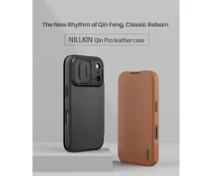 Nillkin Qin Book PRO dėklas skirtas Apple iPhone 17 Pro juodos spalvos