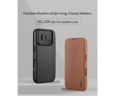 Nillkin Qin Book PRO dėklas skirtas Apple iPhone 17 juodos spalvos