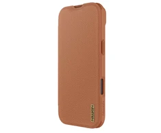 Nillkin Qin Book PRO dėklas skirtas Apple iPhone Air rudos spalvos