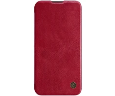 Dėklas Nillkin Qin Pro Leather Apple iPhone 14 Plus raudonas