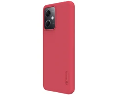Dėklas Nillkin Super Frosted Shield Xiaomi Redmi Note 12 5G/Poco X5 5G raudonas