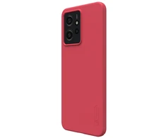 Dėklas Nillkin Super Frosted Shield Xiaomi Redmi Note 12/Note 12 4G raudonas