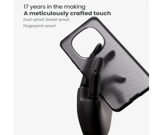 Nillkin Super Frosted PRO Back dėklas skirtas Xiaomi Redmi Note 15 Pro 5G Transparent Juodas