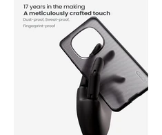 Nillkin Super Frosted PRO Back dėklas skirtas Xiaomi Redmi Note 15 Pro+ 5G Transparent Juodas