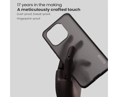 Nillkin Super Frosted PRO Back dėklas skirtas Xiaomi 15T Transparent juodos spalvos