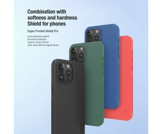 Dėklas Nillkin Super Frosted Shield Pro Apple iPhone 15 Pro Max raudonas