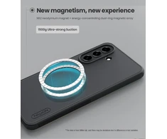 Nillkin Super Frosted PRO Magnetic Back dėklas skirtas Samsung Galaxy A57 juodos spalvos