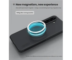 Nillkin Super Frosted PRO Magnetic Back Cover skirta Samsung Galaxy A36 5G dėklas telefonui juodos spalvos