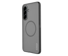 Nillkin Super Frosted PRO Magnetic Back dėklas skirtas Samsung Galaxy A57 skaidrus juodos spalvos