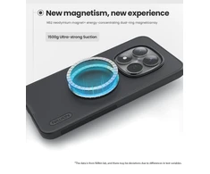 Nillkin Super Frosted PRO Magnetic Back dėklas skirtas Xiaomi Redmi Note 15 Pro+ 5G Juodas