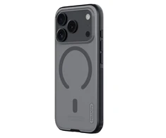 Nillkin Super Frosted Shield Pro Magnetic Dėklas skirtas Apple iPhone 17 Pro skaidrus juodos spalvos