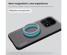 Nillkin Super Frosted PRO Magnetic Back dėklas skirtas Xiaomi 15T Transparent juodos spalvos