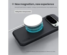 Nillkin Super Frosted PRO Magnetic Back dėklas skirtas Google Pixel 10/10 Pro juodos spalvos