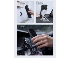 Apple iPhone 15 Pro Nillkin Super Shield Pro Magnetic dėklas juodos spalvos