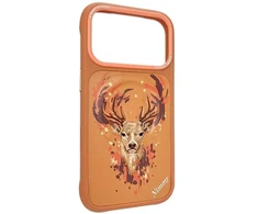 NIMMY dėklas DEER, suderinamas su MagSafe, skirtas IPHONE 18 Pro Max/17 Pro Max, oranžinis