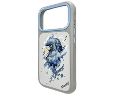 NIMMY dėklas EAGLE, suderinamas su MagSafe, skirtas IPHONE 18 Pro/17 Pro, pilkas