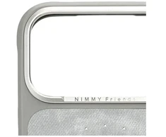 NIMMY dėklas LUCKY FASHION CAT, suderinamas su MagSafe, skirtas IPHONE 18 Pro/17 Pro, pilkas