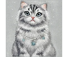 NIMMY dėklas LUCKY FASHION CAT, suderinamas su MagSafe, skirtas IPHONE 18 Pro/17 Pro, pilkas