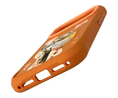 Dėklas Nimmy Cool&amp;Cute 2.0 Cat Case for iPhone 17 Pro Max - Oranžinis