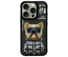 Nimmy dėklas iPhone 15 Pro 6.1" juodos spalvos Cool&amp;Cute 2.0 Dog