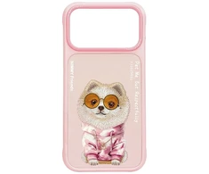 „Nimmy Glasses Cool“ dėklas, skirtas „iPhone 17 Pro“ – rožinis
