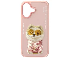 „Nimmy Glasses Cool nag“ dėklas „iPhone 17“ – rožinis