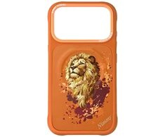 Dėklas Nimmy Lew MagSafe case for iPhone 17 Pro Max - oranžinis