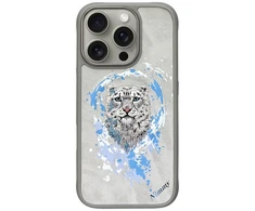 Nimmy Panther MagSafe dėklas skirtas Apple iPhone 16 Pro Max light pilkos spalvos