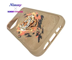 Nimmy Tiger MagSafe dėklas Apple iPhone 16 light rudos spalvos