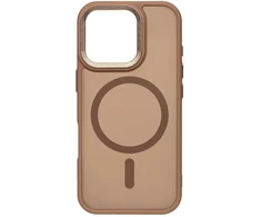 Dėklas OBAL:ME MagNetix Lumen dangtelis, skirtas Apple iPhone 16 Pro, rusvos spalvos