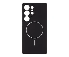 OBAL:ME MagNetix Matte TPU dėklas skirtas Samsung Galaxy S25 Ultra juodos spalvos
