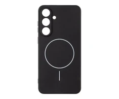 OBAL:ME MagNetix Matte TPU dėklas skirtas Samsung Galaxy S25 FE juodos spalvos