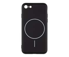 OBAL:ME MagNetix Matte TPU dėklas skirtas Apple iPhone 7/8/SE2020/SE2022juodos spalvos