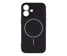 OBAL:ME MagNetix Matte TPU dėklas skirtas Apple iPhone 16 juodos spalvos