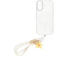 Dėklas OBAL:ME MagNetix Wrist Cover for Apple iPhone 16 Crystal