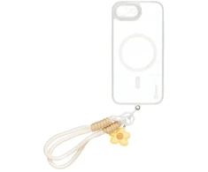 Dėklas OBAL:ME MagNetix Wrist Cover for Apple iPhone 16e/17e Crystal