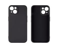 OBAL:ME Matte TPU dėklas telefonui Apple iPhone 14 juodos spalvos