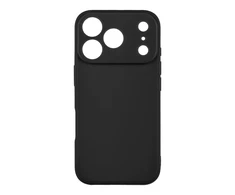 OBAL:ME Matte TPU dėklas skirtas Apple iPhone 17 Pro juodos spalvos