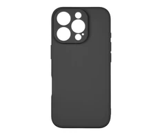 OBAL:ME Matte TPU dėklas telefonui Apple iPhone 16 Pro juodos spalvos