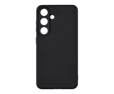 OBAL:ME Matte TPU dėklas skirtas Samsung Galaxy S25 juodos spalvos